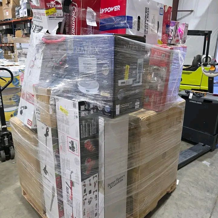 full pallet Diverse selection of home, kitchen, and garden essentials, all available at ongoing sale prices