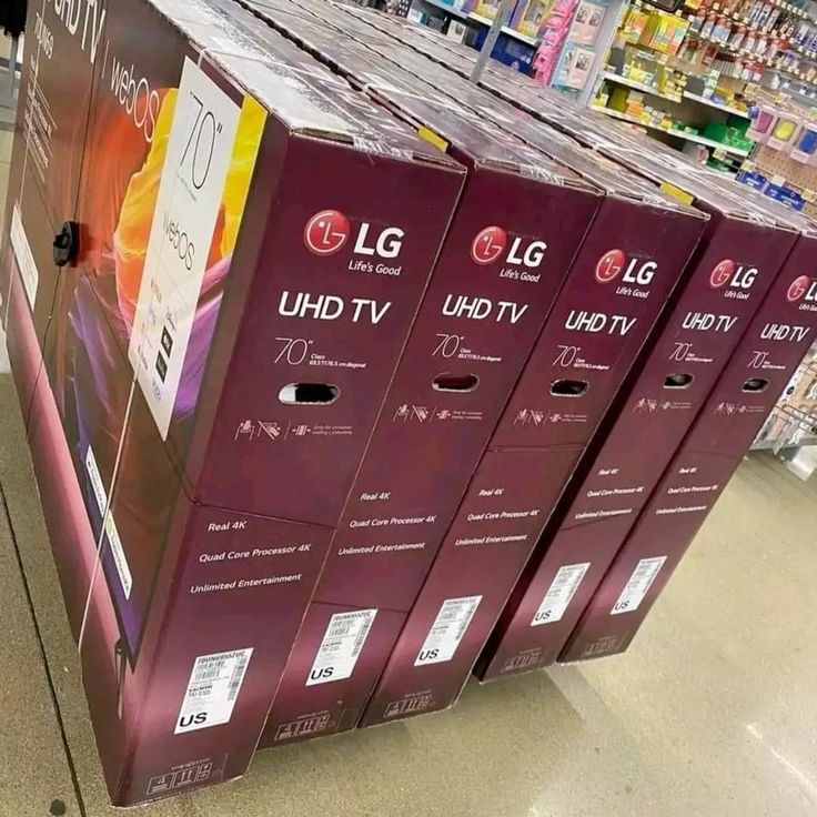 Unbeatable value with our large pallets of 75-inch televisions, offered at massive discounts
