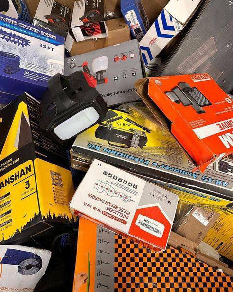 Liquidation Pallets Featuring A Wide Range Of Tools And Car Parts Available For Sale