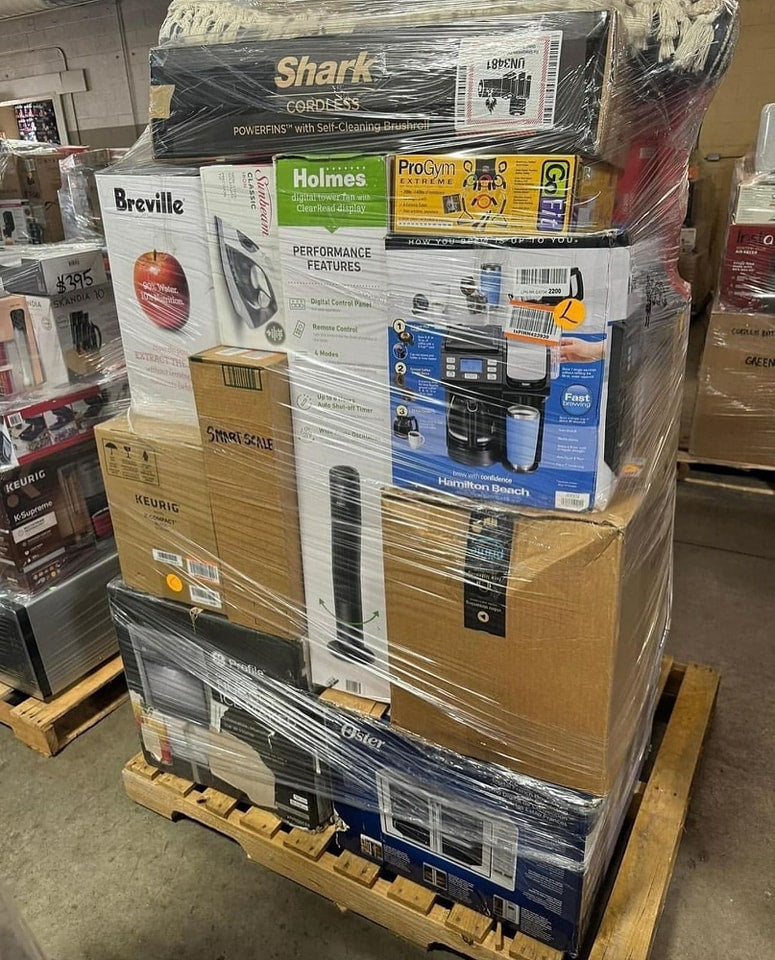 High-Value Liquidation Pallets Packed With Shelf-Pulls ETC Available For Sale