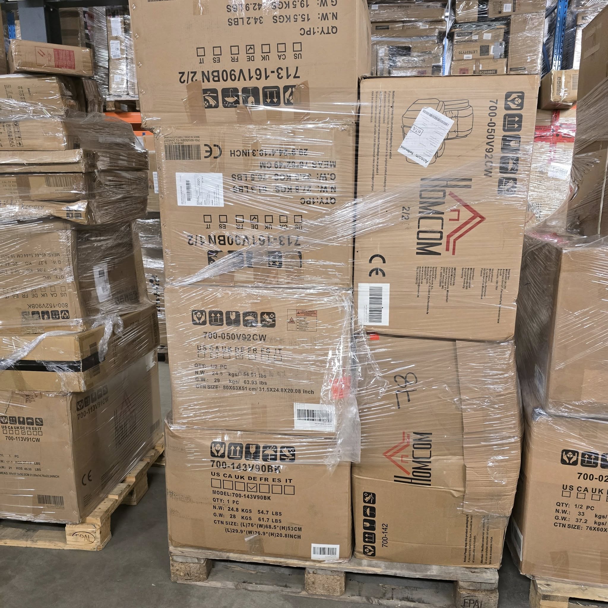 Newly Arrive Mix Pallets from Homcom