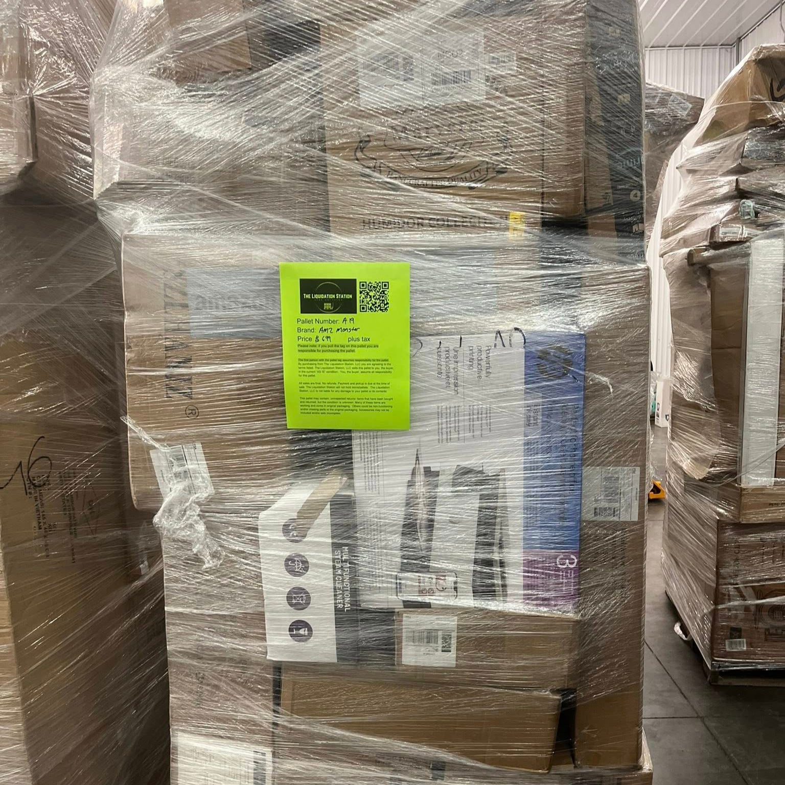 Newly Arrived Pallet Featuring Amazon Monsters And TGT HC Products Available For Sale