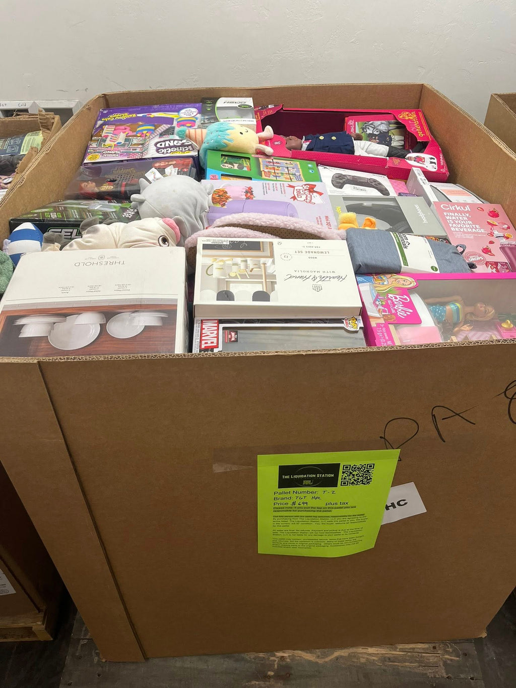 Newly Arrived Pallet Featuring Amazon Monsters And TGT HC Products Available For Sale