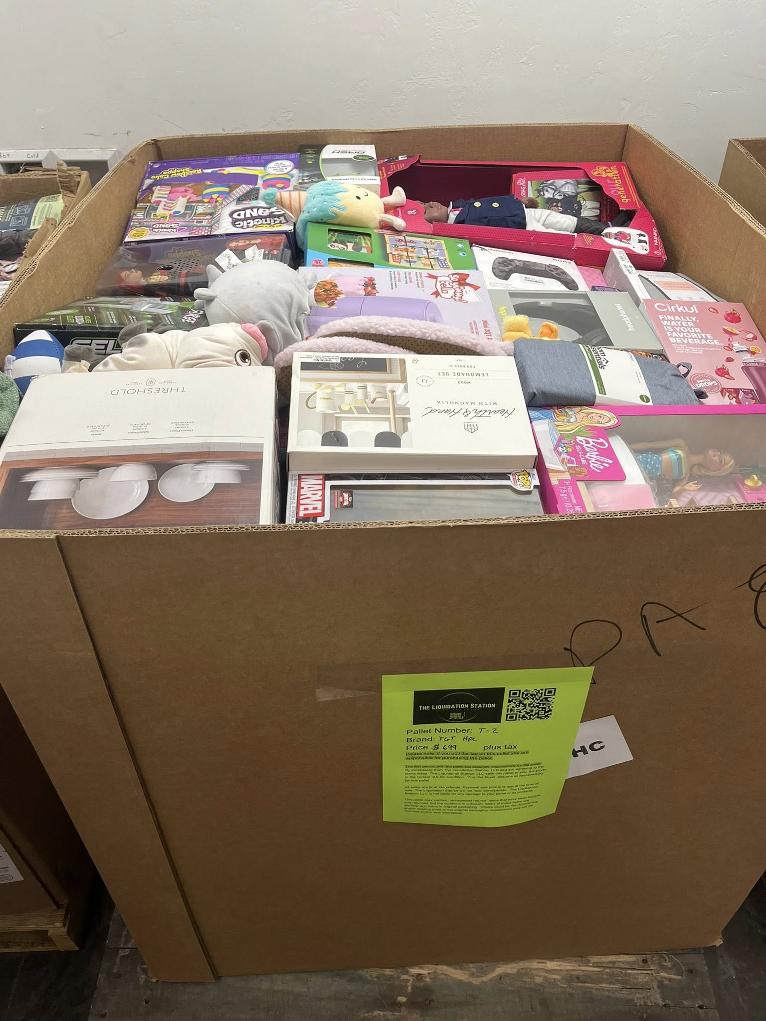 Newly Arrived Pallet Featuring Amazon Monsters And TGT HC Products Available For Sale