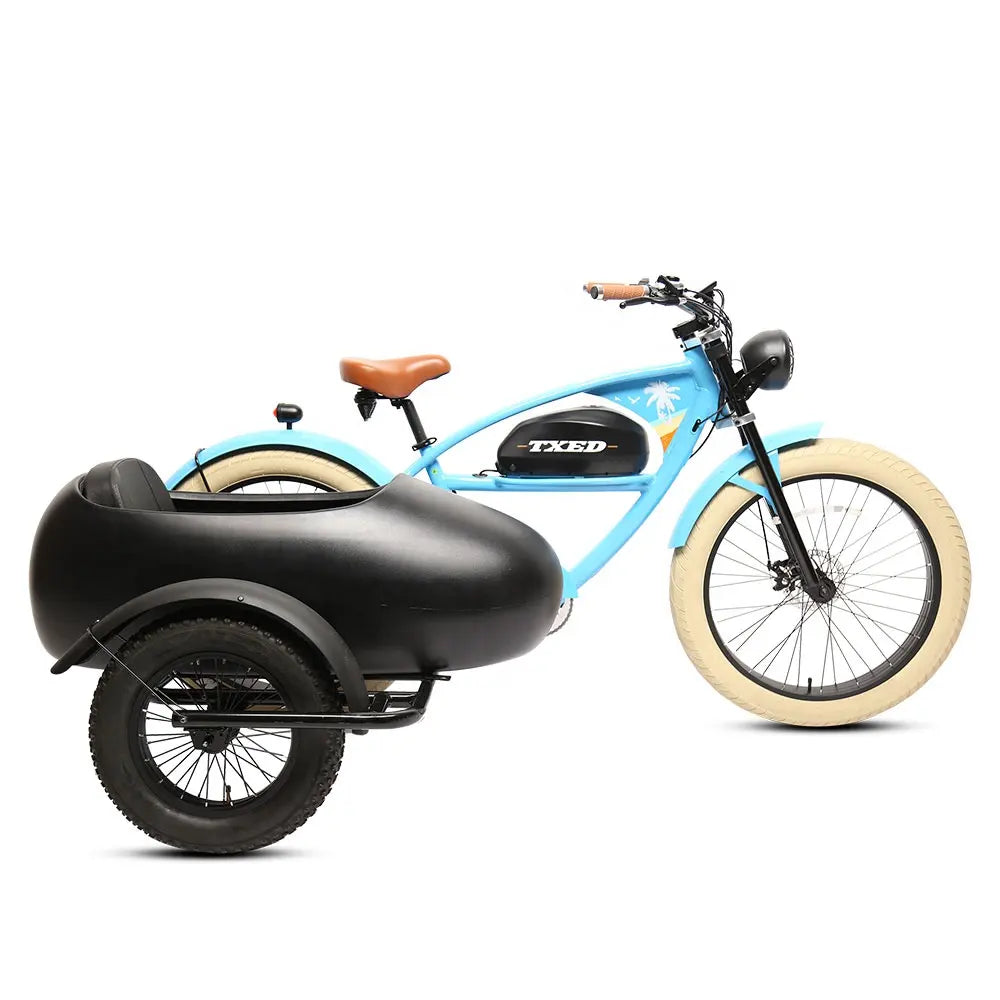 Unique Design 48v 250w Battery E Beach Cruiser Bicycle Electric Bike 26Inch Fat Tire Electric Chopper Bike