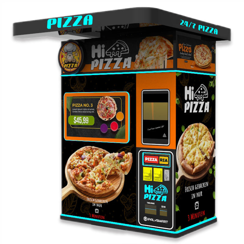 Fully Automatic Pizza Vending Machine With Large Touch Screen Available For Sale