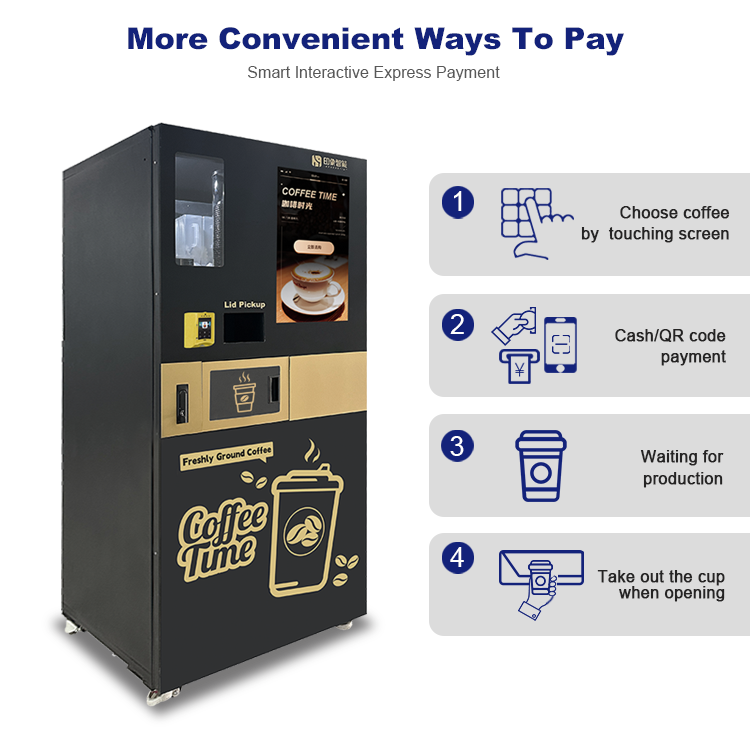 High Performance Coffee Vending Machine Fully Automatic  Available For Sale