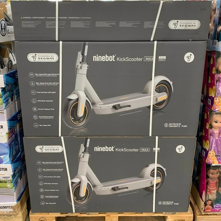 High-quality ninebot  electric scooter pallets available from customer returns.